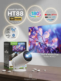 بروجكتور Smartbarry HT88 - دقة 4K HDR وواي فاي 5G