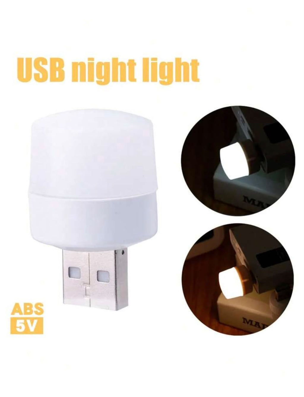 مصباح LED صغير USB – يعمل مع أي منفذ USB