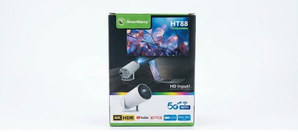 بروجكتور Smartbarry HT88 - دقة 4K HDR وواي فاي 5G